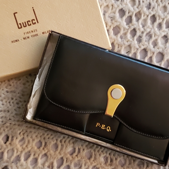 gucci black clutch
